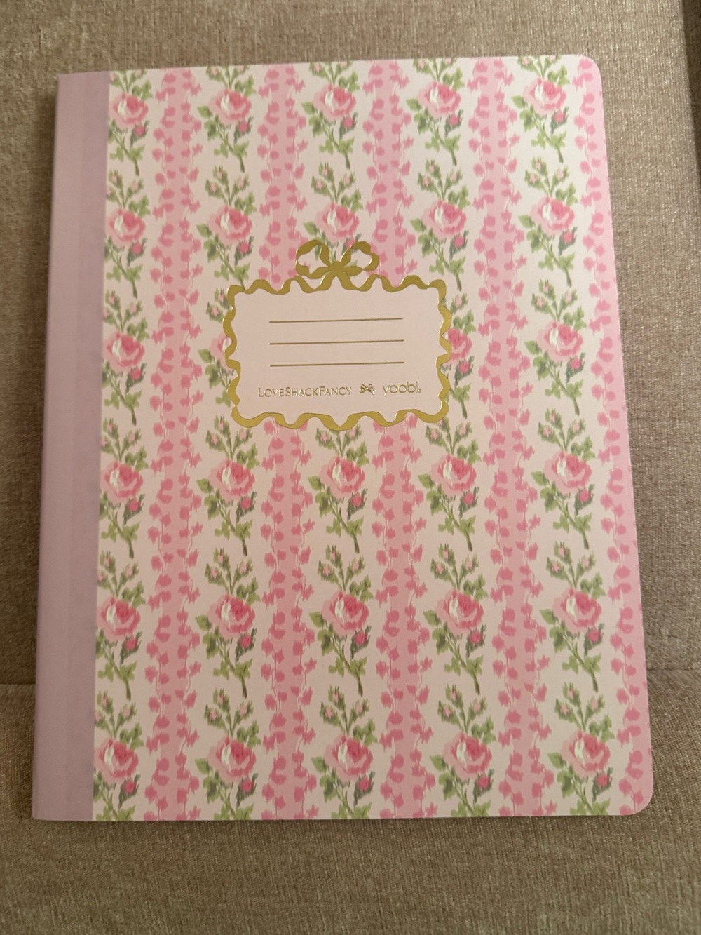🎀LoveShackFancy x Target Yoobi 4pc BUNDLE Pencil Pouch, Comp Book, 2 Polyfolders - Picture 4 of 7